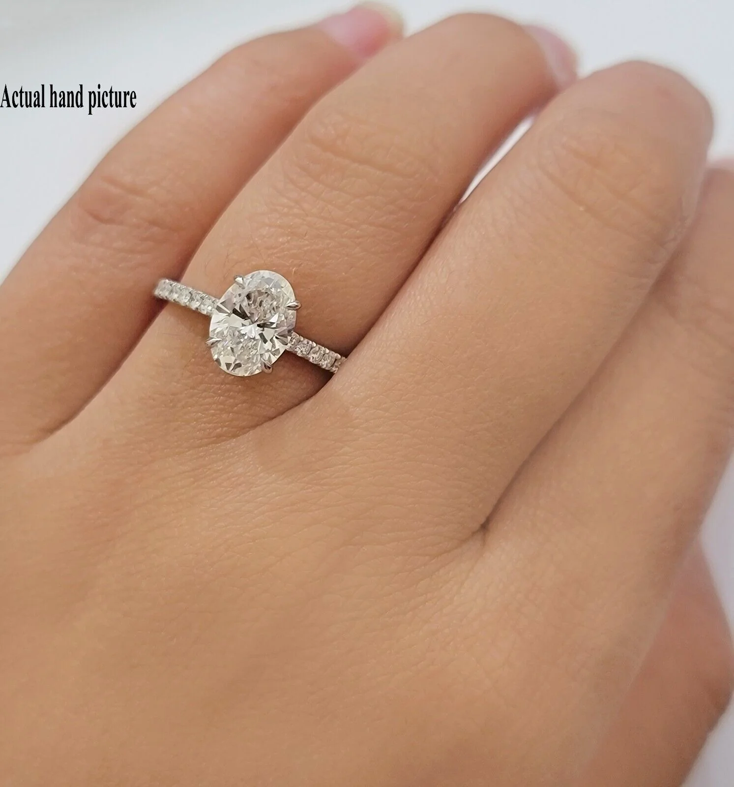 1.75 CT Diamond Solitaire 14k Gold Engagement Wedding Ladies Ring lab-created Ring Sizes 6,7,8,9,10,11 & 12