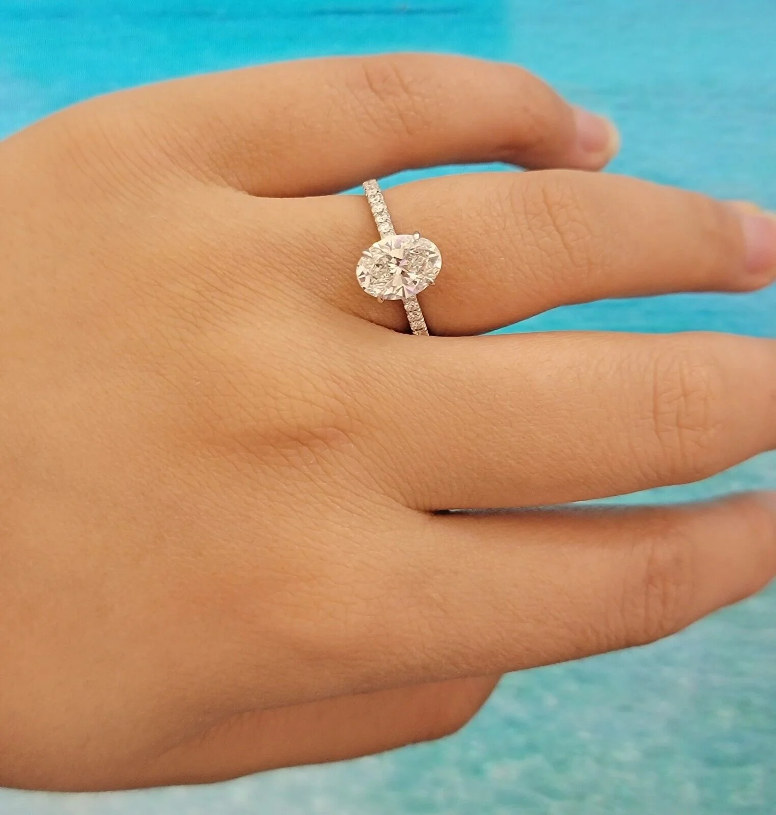 1.75 CT Diamond Solitaire 14k Gold Engagement Wedding Ladies Ring lab-created Ring Sizes 6,7,8,9,10,11 & 12 - Image 8