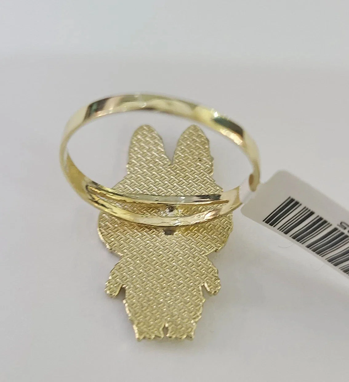 10k Cartoon Monster Ring Yellow Gold Men Women Real Genuine - Image 3