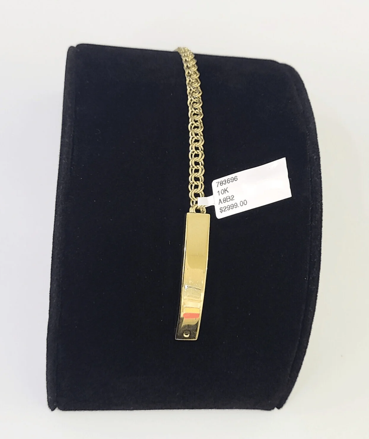 10k Chino ID Bracelet Yellow Gold 5 Inches Box Lock Real 10kt Small - Image 5