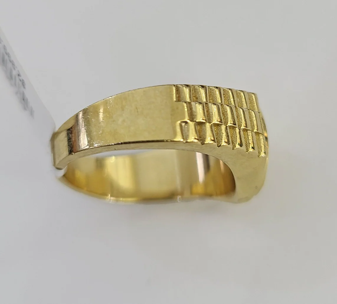 10k Dollar Ring Casual Band Yellow Gold Genuine Brand New Religious All Sizes - Image 6