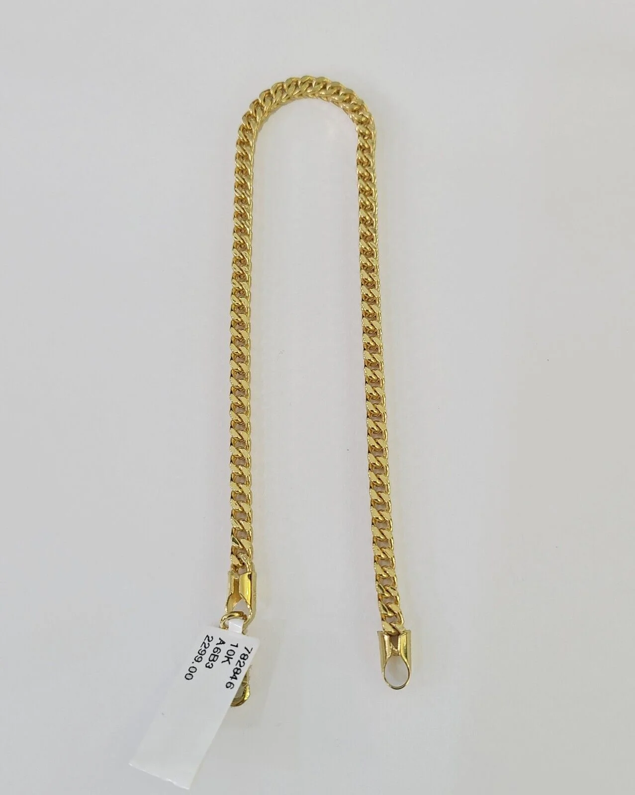 10k  Franco Bracelet 4mm 9" Inch Yellow Gold Men Women Link Real 10kt - Image 7