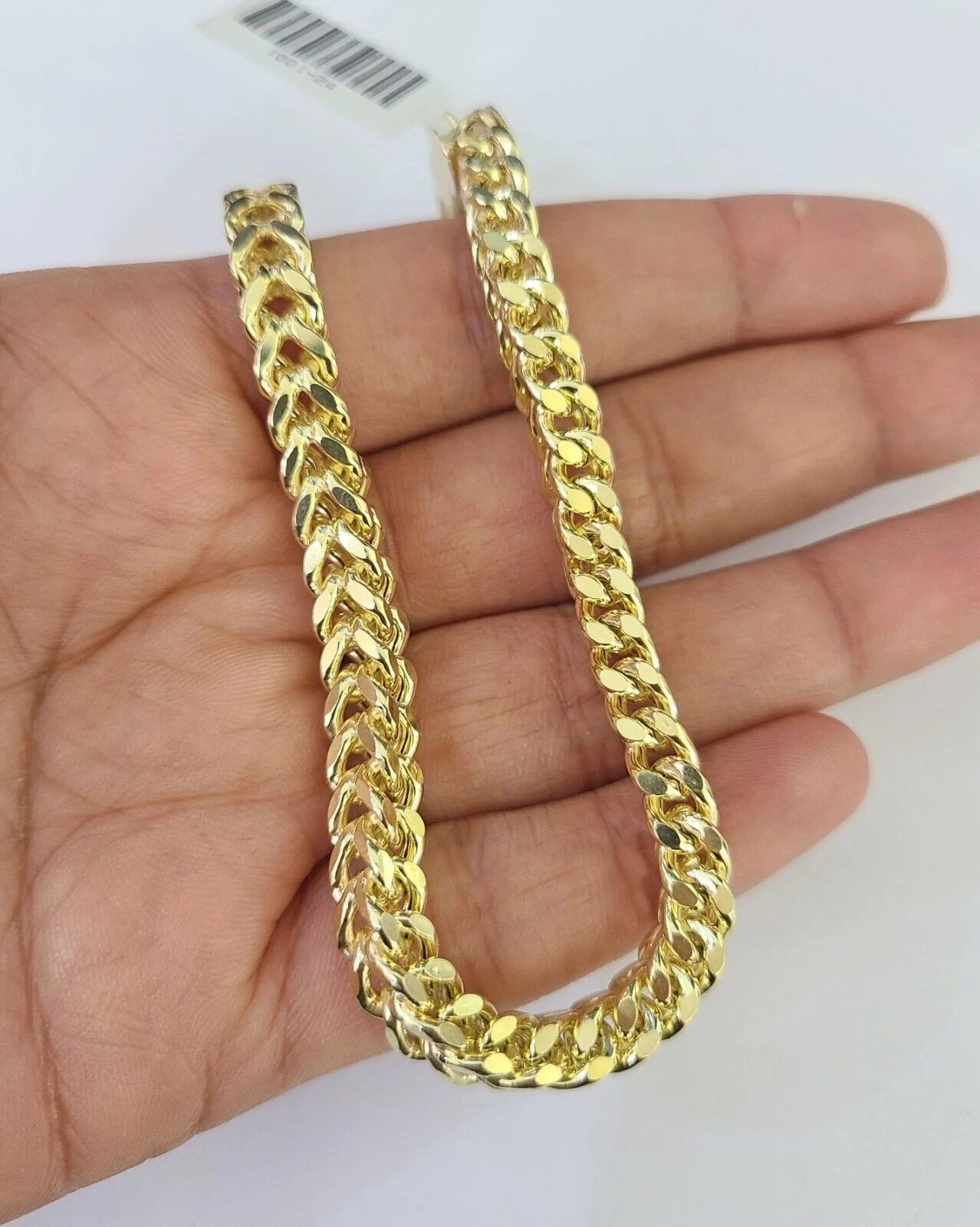 10k Franco Bracelet 6mm 8" Inch Yellow Gold Men Women Link Real 10kt - Image 6