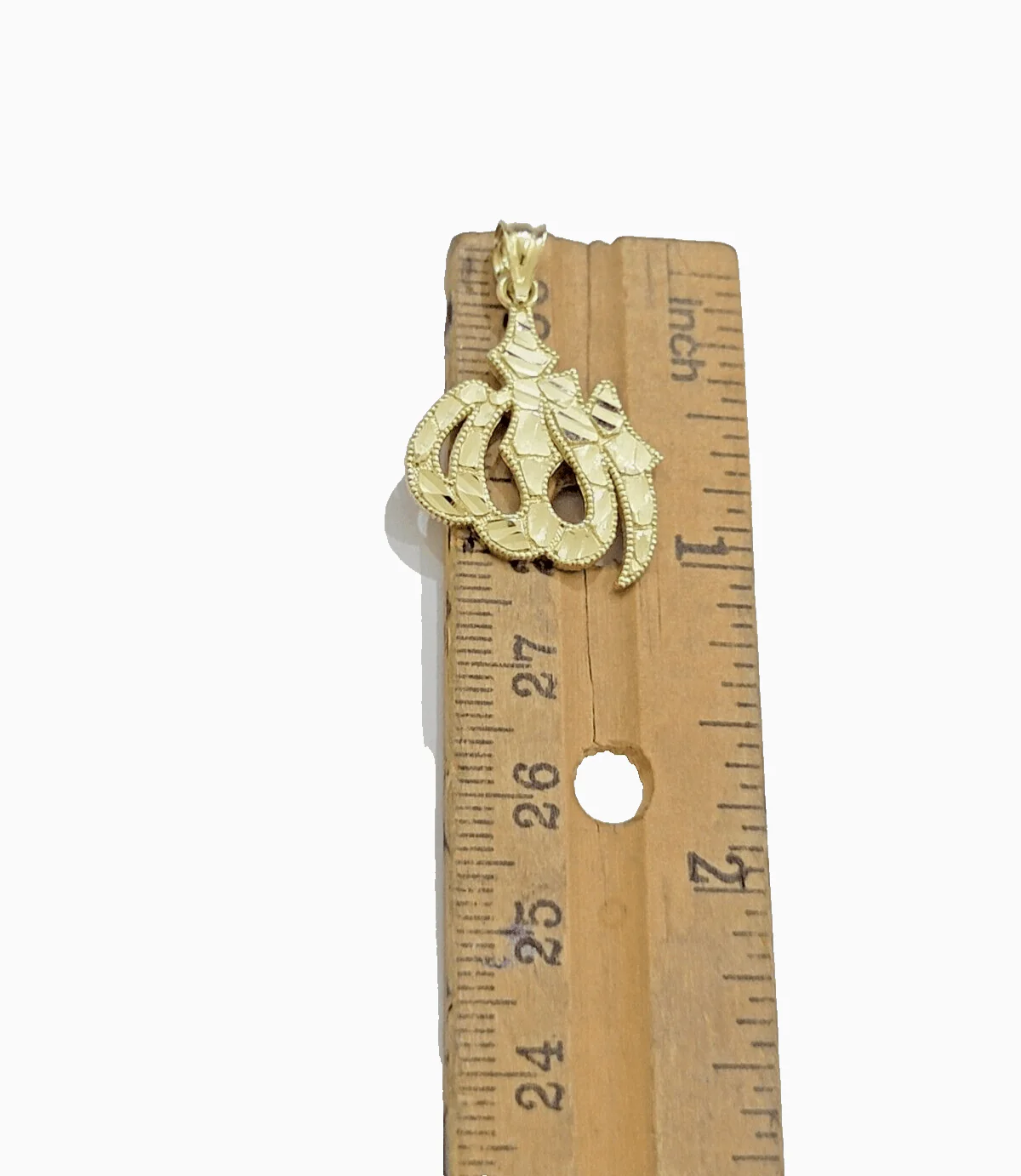 10k Gold Allah Charm Miami Cuban Chain 20" 3mm Necklace Pendant , REAL 10kt SET - Image 13