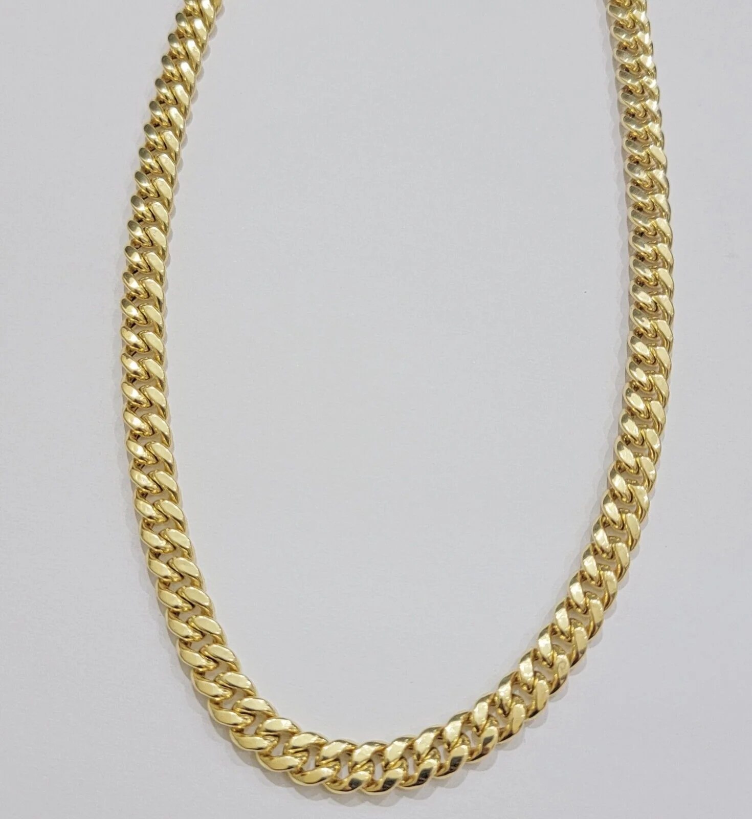10k Gold Chain necklace 6mm Miami Cuban Link 20" - 26 Inch REAL 10kt Yellow Gold - Image 5