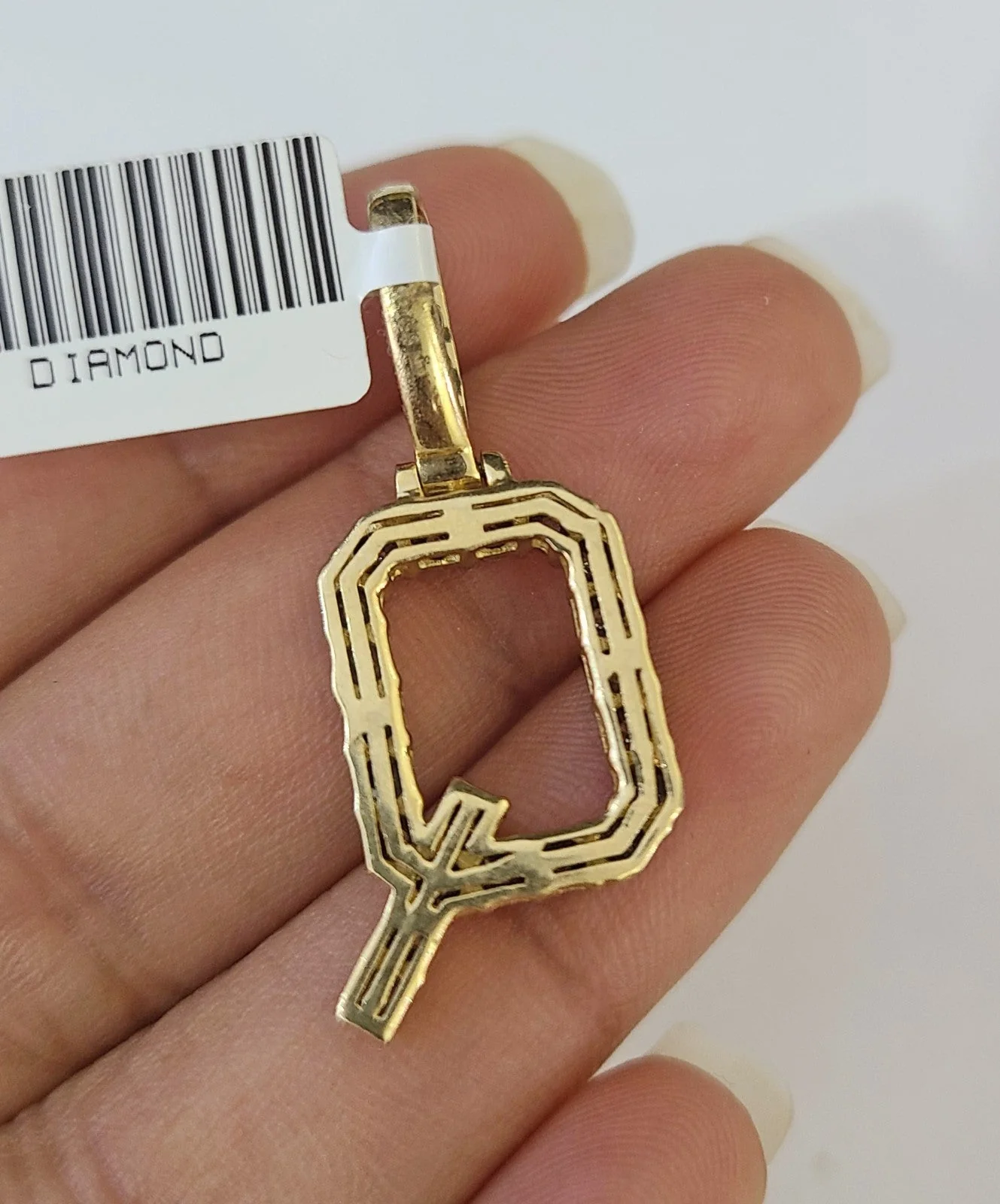 10K Gold Miami Cuban Chain Q Diamond Initial 20"-28" 3mm Pendant Necklace SET - Image 7