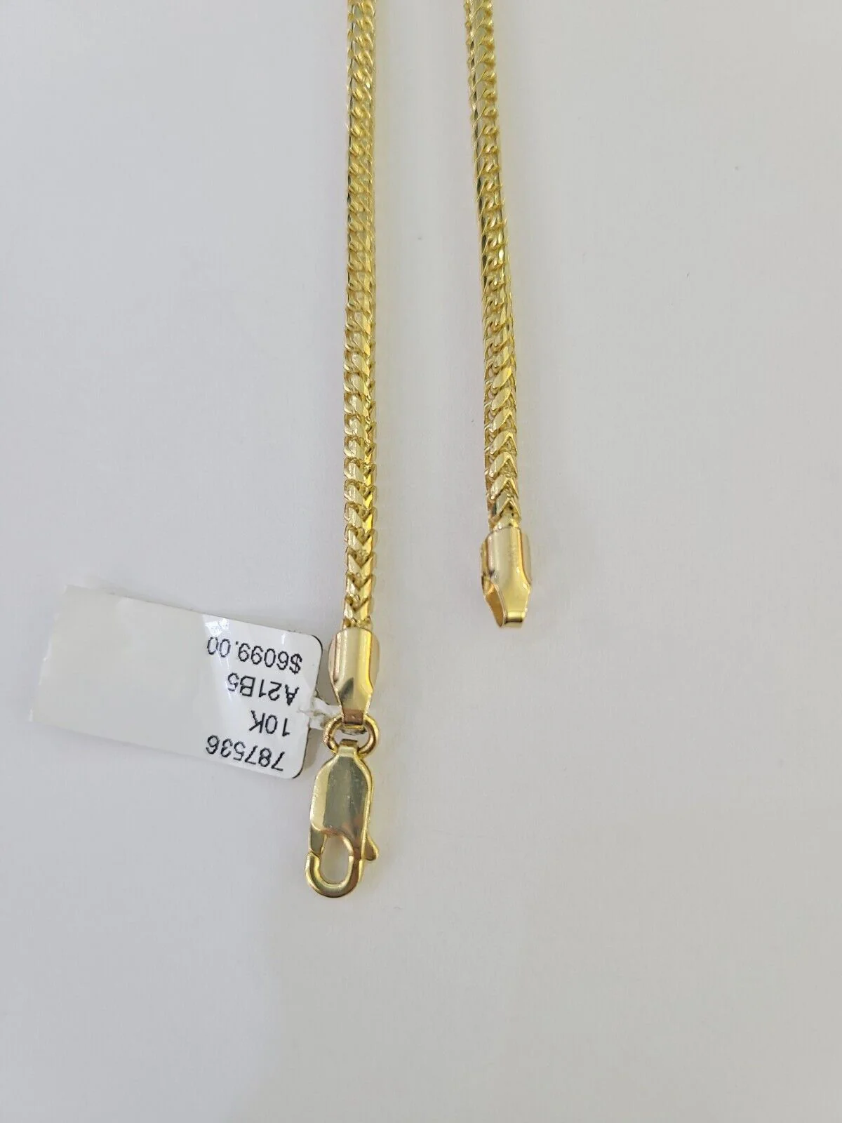 10K Gold Palm Chain Solid 2mm 18" 20" 22" 24" 26" Yellow Gold Real Men Women - Image 4
