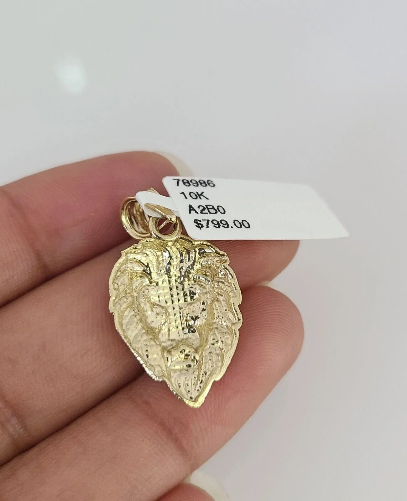 10k Gold Solid Miami Cuban Chain Necklace Roaring Lion Pendant 2.5mm 18-24" Set - Image 7