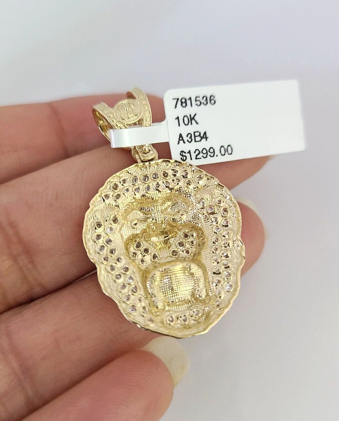 10k Gold Solid Miami Cuban Necklace Roaring Lion Pendant 2.5mm 18"-24" Chain Set - Image 8
