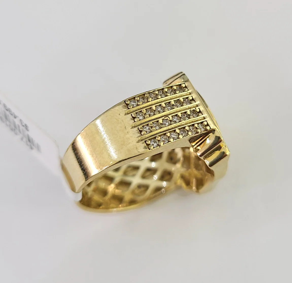10k Jesus Cross Ring Casual Band Yellow Gold Genuine Brand New Religious All Sizes - Image 6