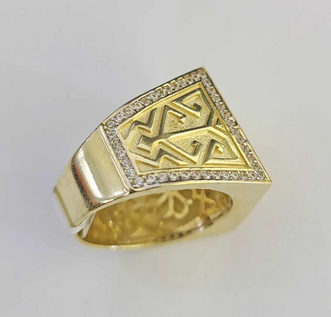 10k Jesus Head Ring Casual Band Yellow Gold Genuine Brand New All Sizes - Image 4