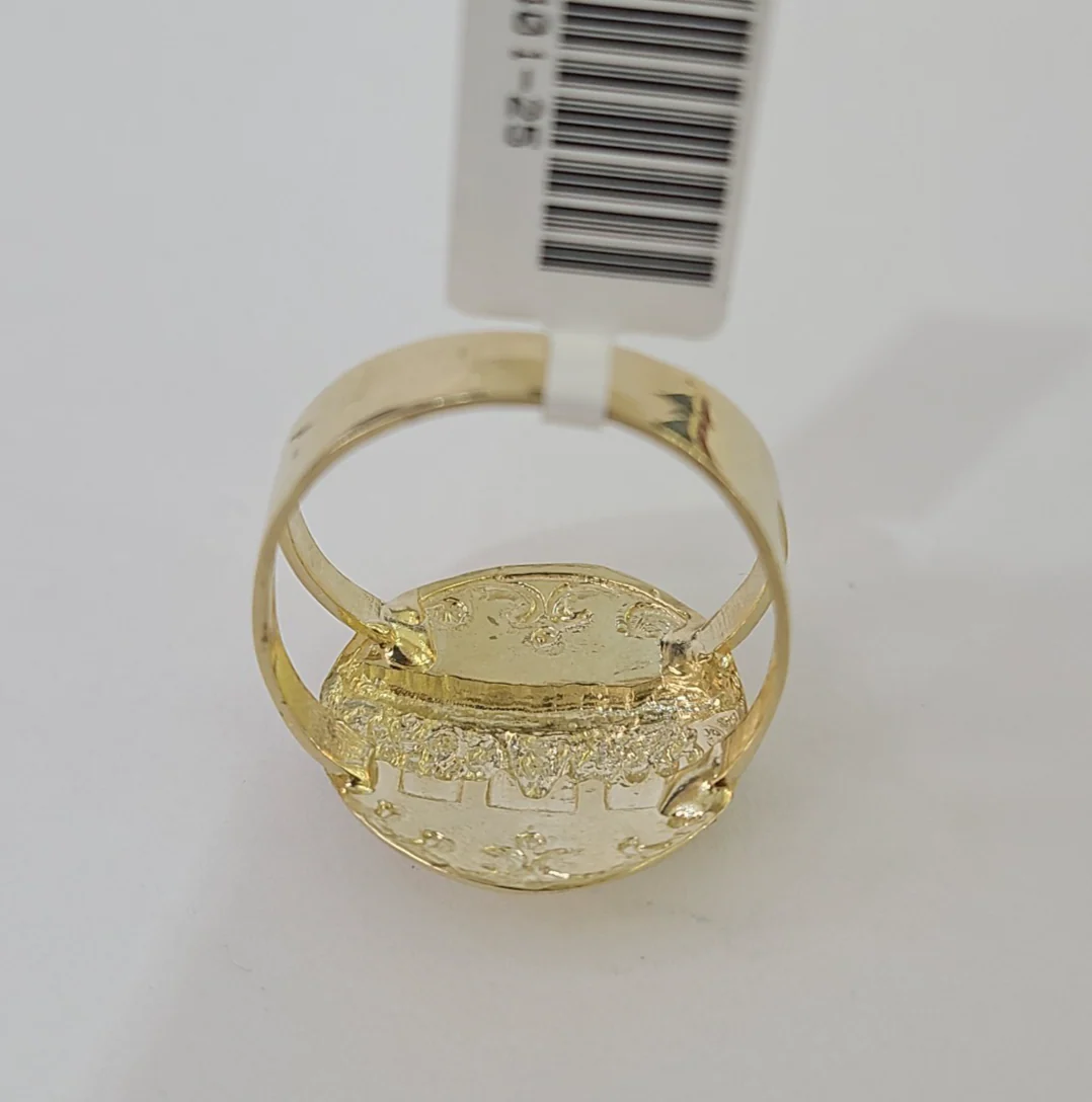 10k Last Supper Ring Yellow Gold Men Real Genuine All Sizes - Image 5