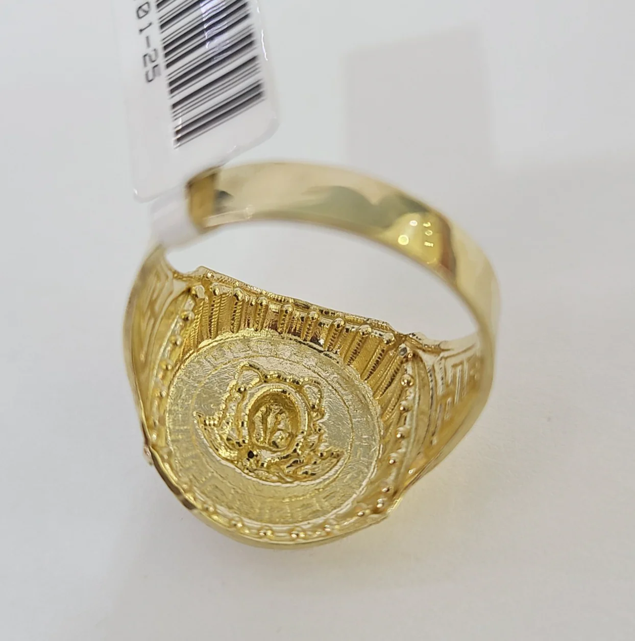 10k Medusa Head Ring Yellow Gold Men Real Genuine All Sizes - Image 4