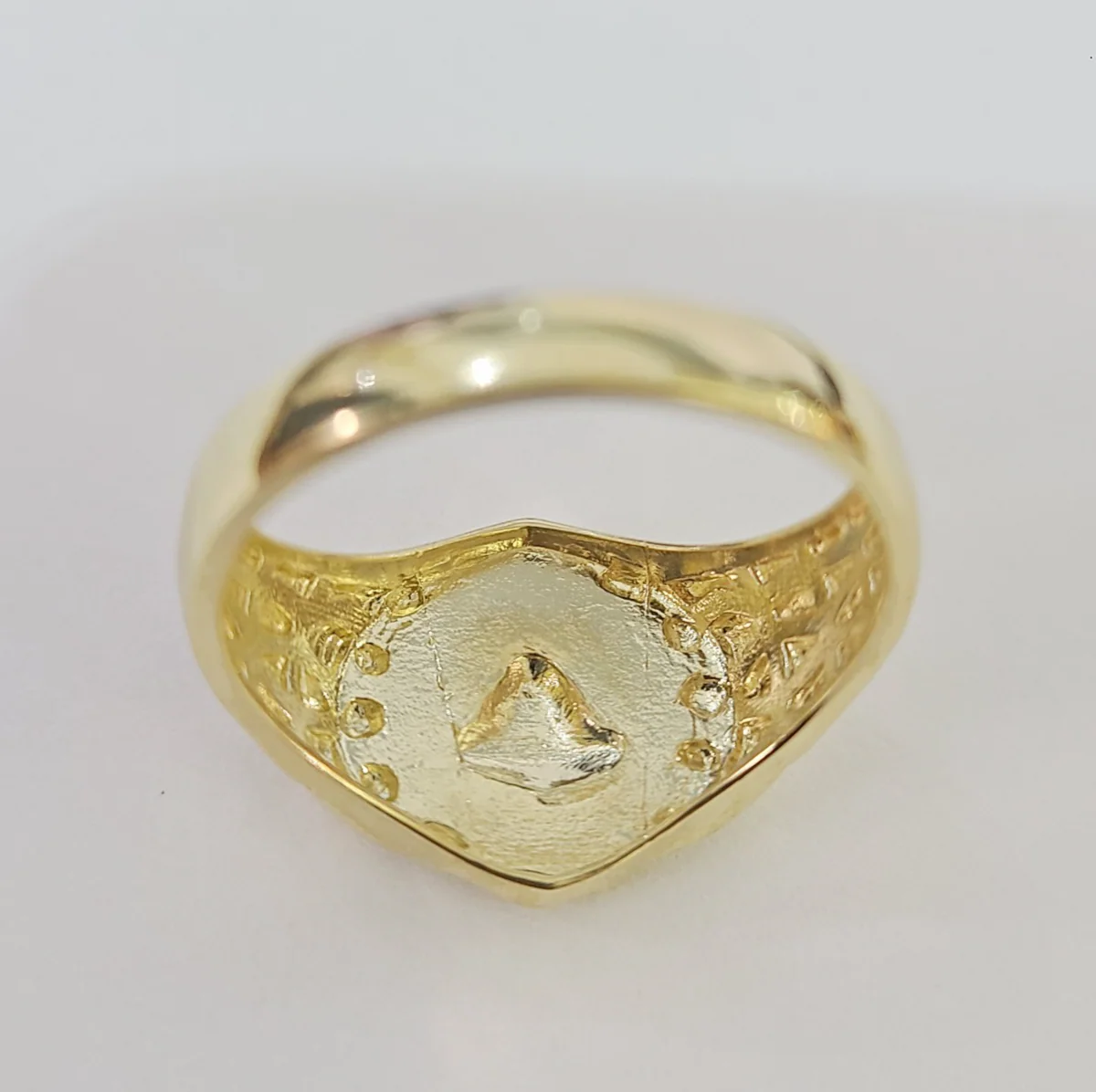 10k Medusa Head Ring Yellow Gold Men Real Genuine All Sizes - Image 4