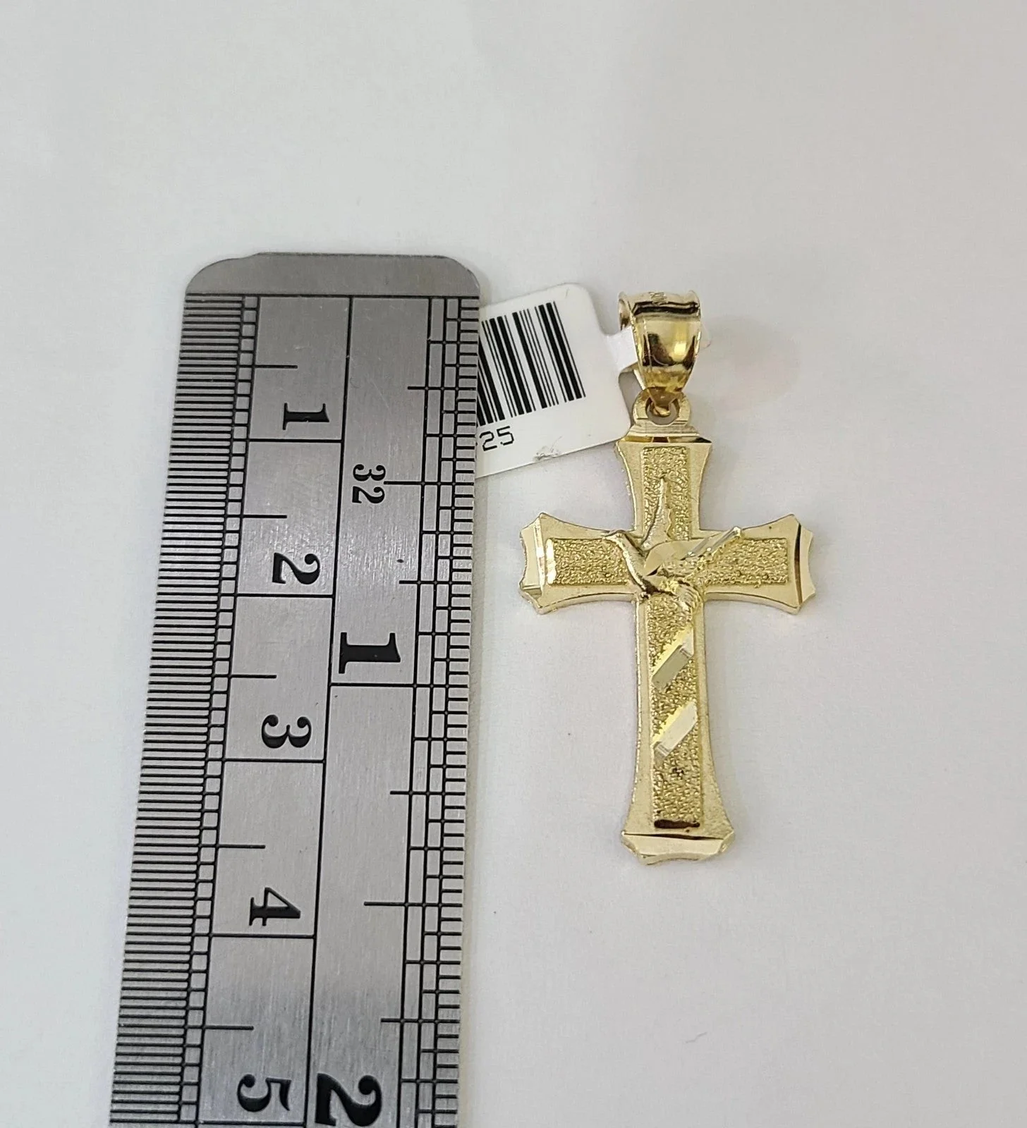 10k Milano Rope Chain Jesus Cross Charm Necklace SET 3mm 18"-26" Pendant - Image 5