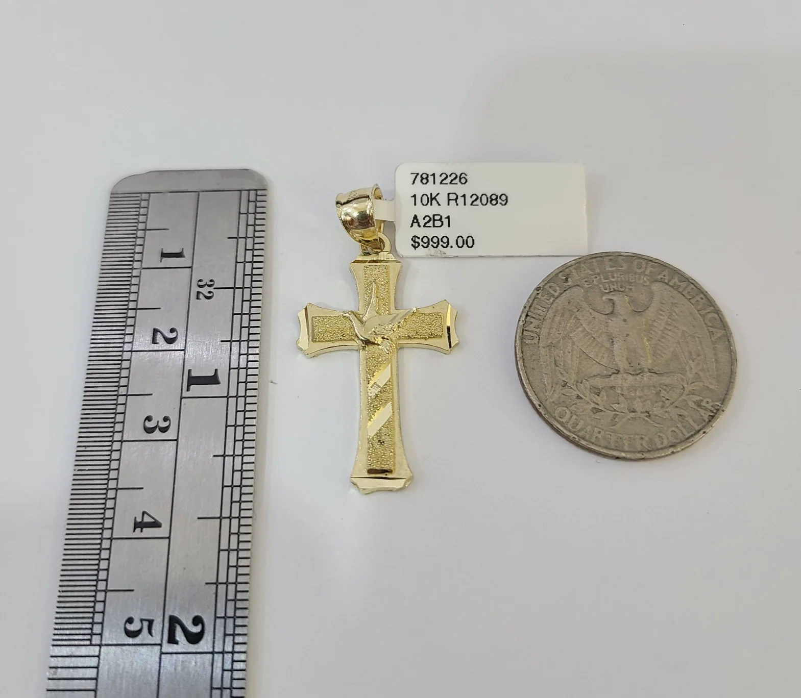 10k Milano Rope Chain Jesus Cross Charm Necklace SET 4mm 18"-28" Pendant - Image 6