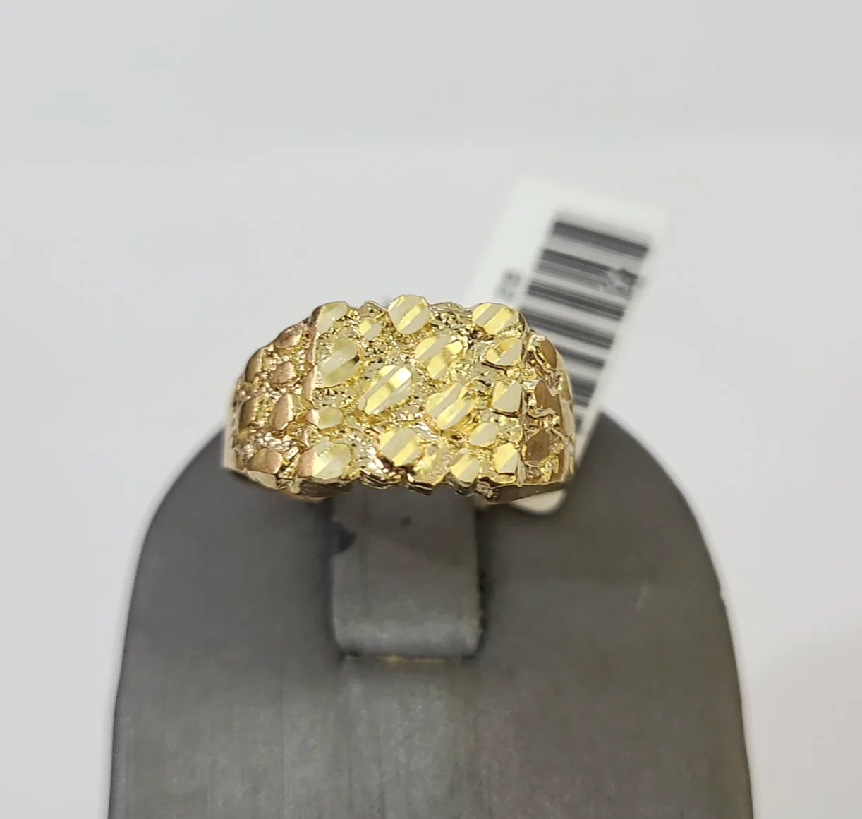10k Nugget Ring Yellow Gold Women Men Real Genuine All Sizes