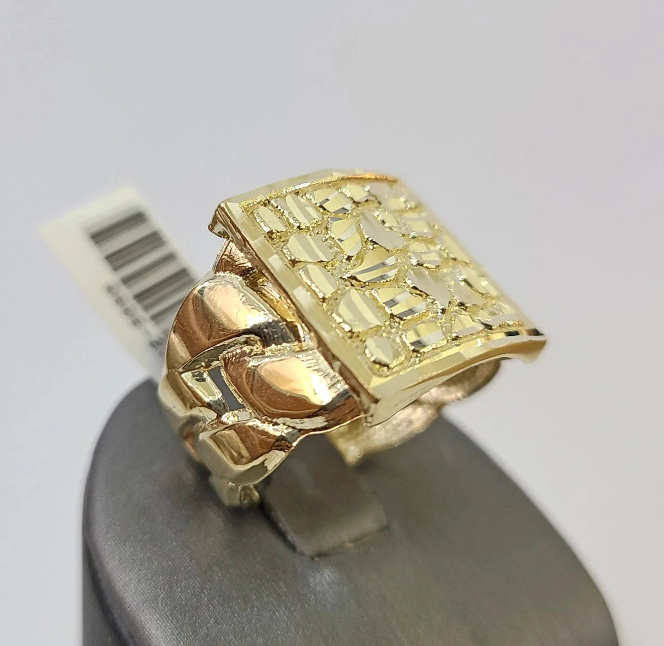 10k Nugget Ring Yellow Gold Women Men Real Genuine 10Kt - Image 7