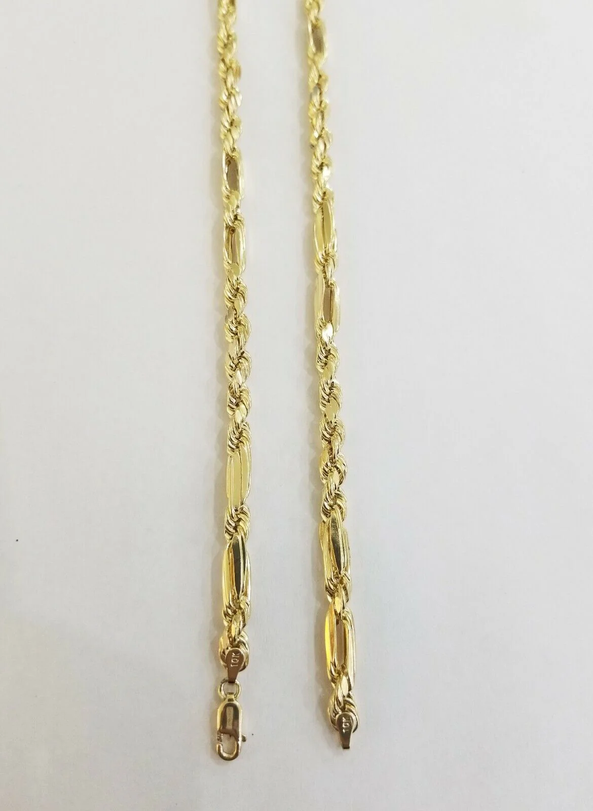 10k REAL Yellow Gold Milano Rope chain 20" 22" 24" Gold necklace Men Women 4.5mm - Image 7