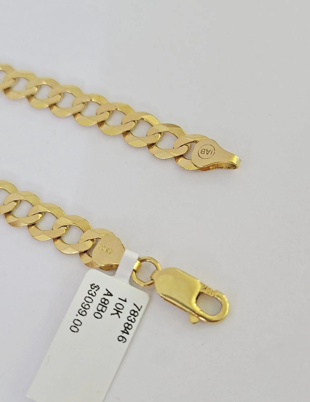 10k Solid Cuban Curb Link Bracelet Gold 7mm 7 Inches Women Real Yellow Gold - Image 3