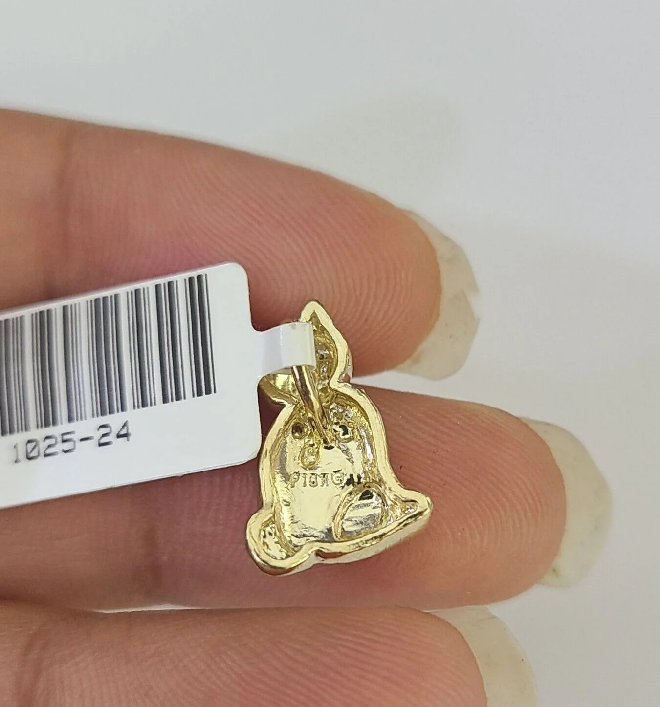 10K Solid Franco Chain Dog Pendant Charm Necklace 16"-22" 1mm Gold Ladies - Image 7