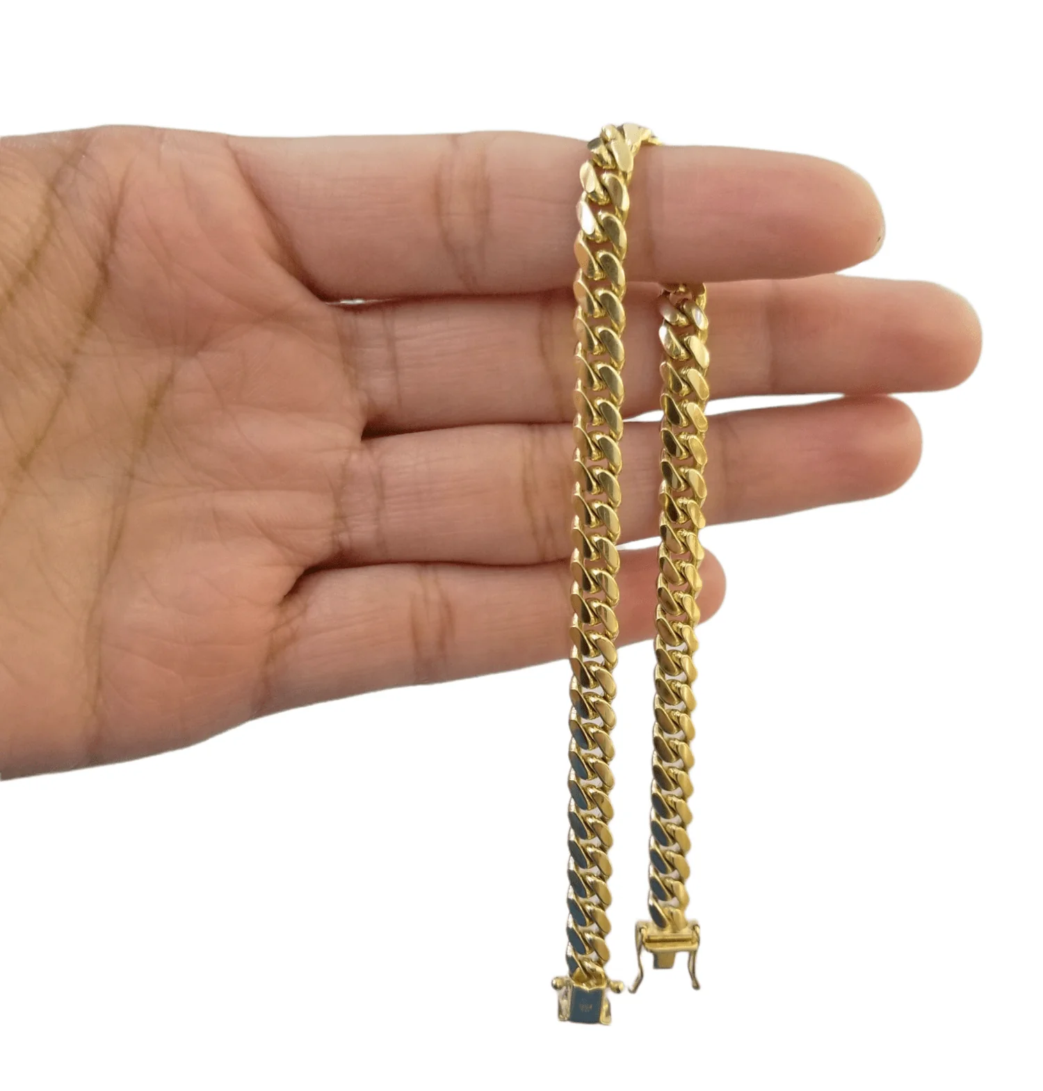 10k Solid Yellow Miami Cuban Link Bracelet 6mm 9" Inch Real - Image 6