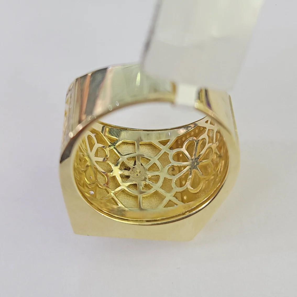 10k Virgin Mary Ring Casual Band Yellow Gold Genuine Brand New Religious All Sizes - Image 4