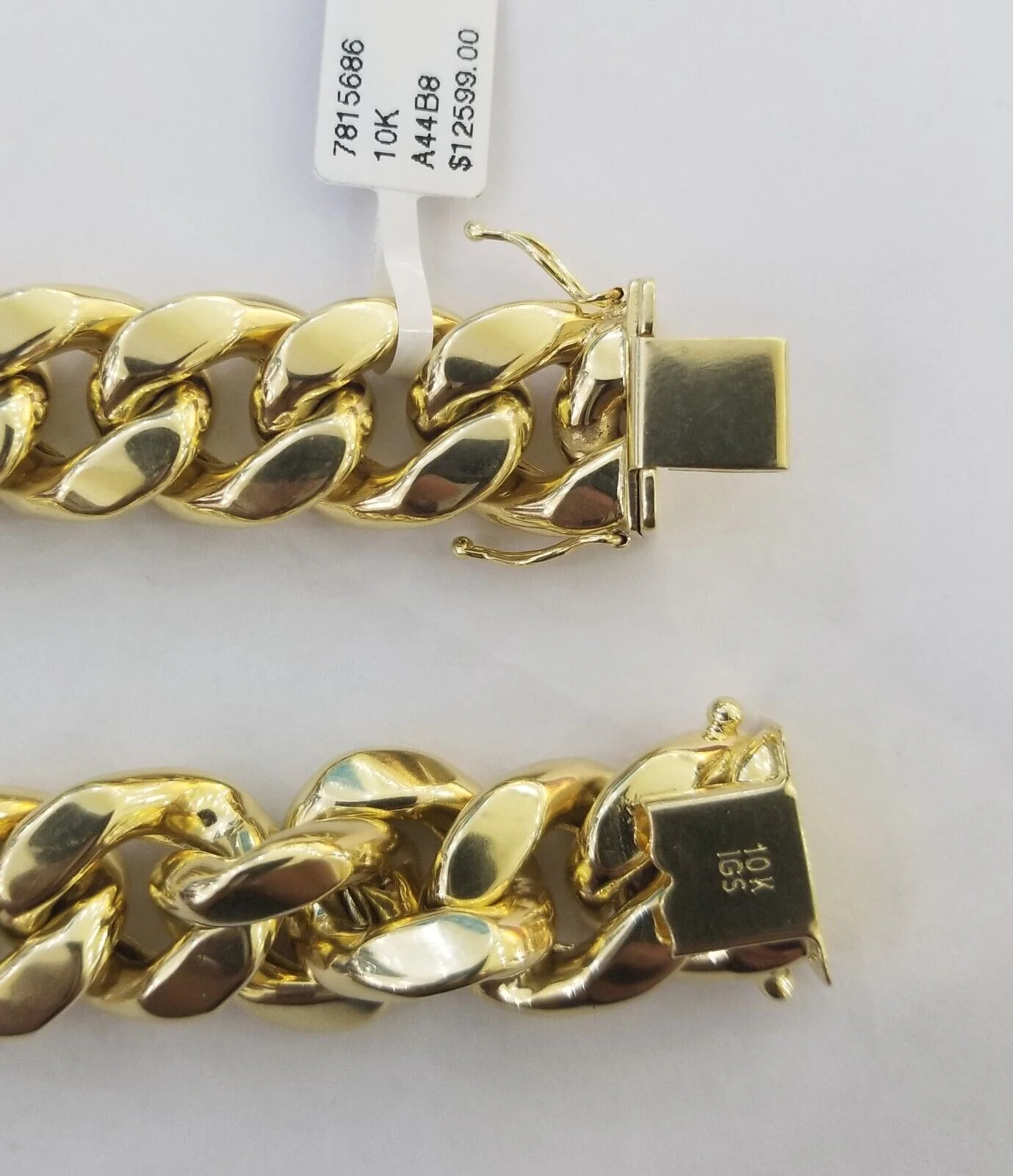 10K Yellow Gold Bracelet 15mm Miami Cuban Link 9" inch Real 10kt Gold Thick,mens - Image 7
