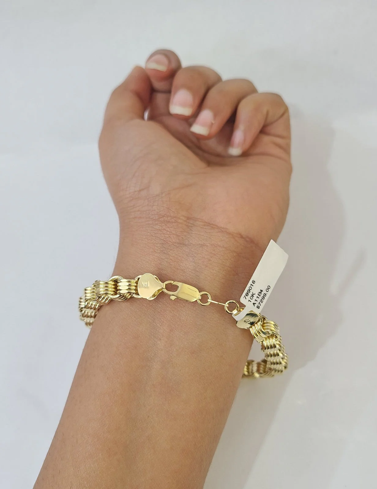 10k Yellow Gold Byzantine Chain 6mm Necklace Bracelet Set Real Men Women Real - Image 8