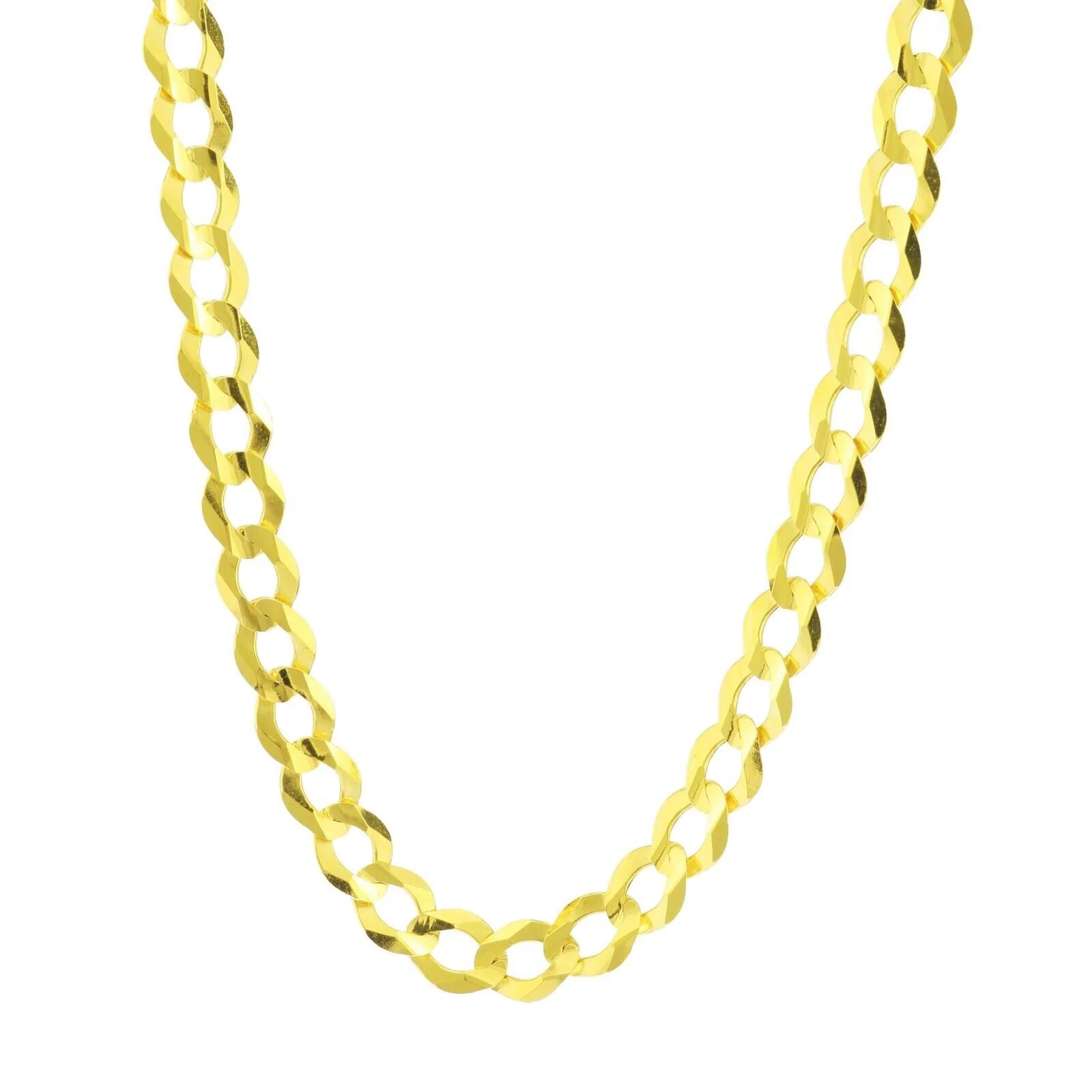 10k Yellow Gold Cuban Curb Link Chain 8mm Necklace 20'' Real 10kt Lobster Lock - Image 7