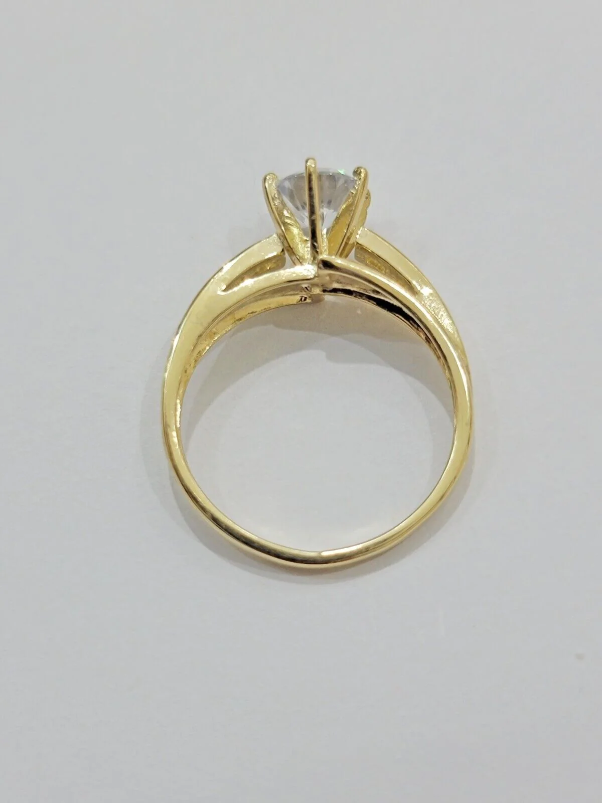10k Yellow Gold Ladies Ring Wedding Band Engagement Round New Casual Style SALE Ring Sizes 6,7,8,9,10,11 & 12 - Image 6