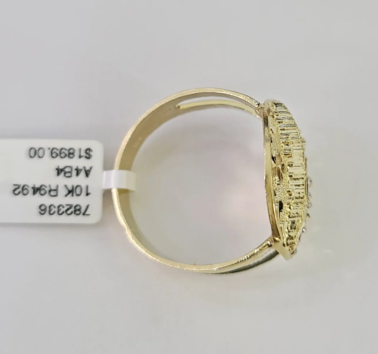 10k Yellow Gold Last Supper Ring Casual Band Genuine Brand New All Sizes - Image 6