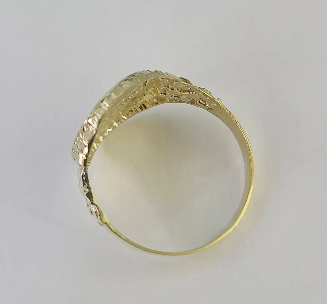 10k Yellow Gold Last Supper Ring Casual Band Genuine Brand New Religious All Sizes - Image 3