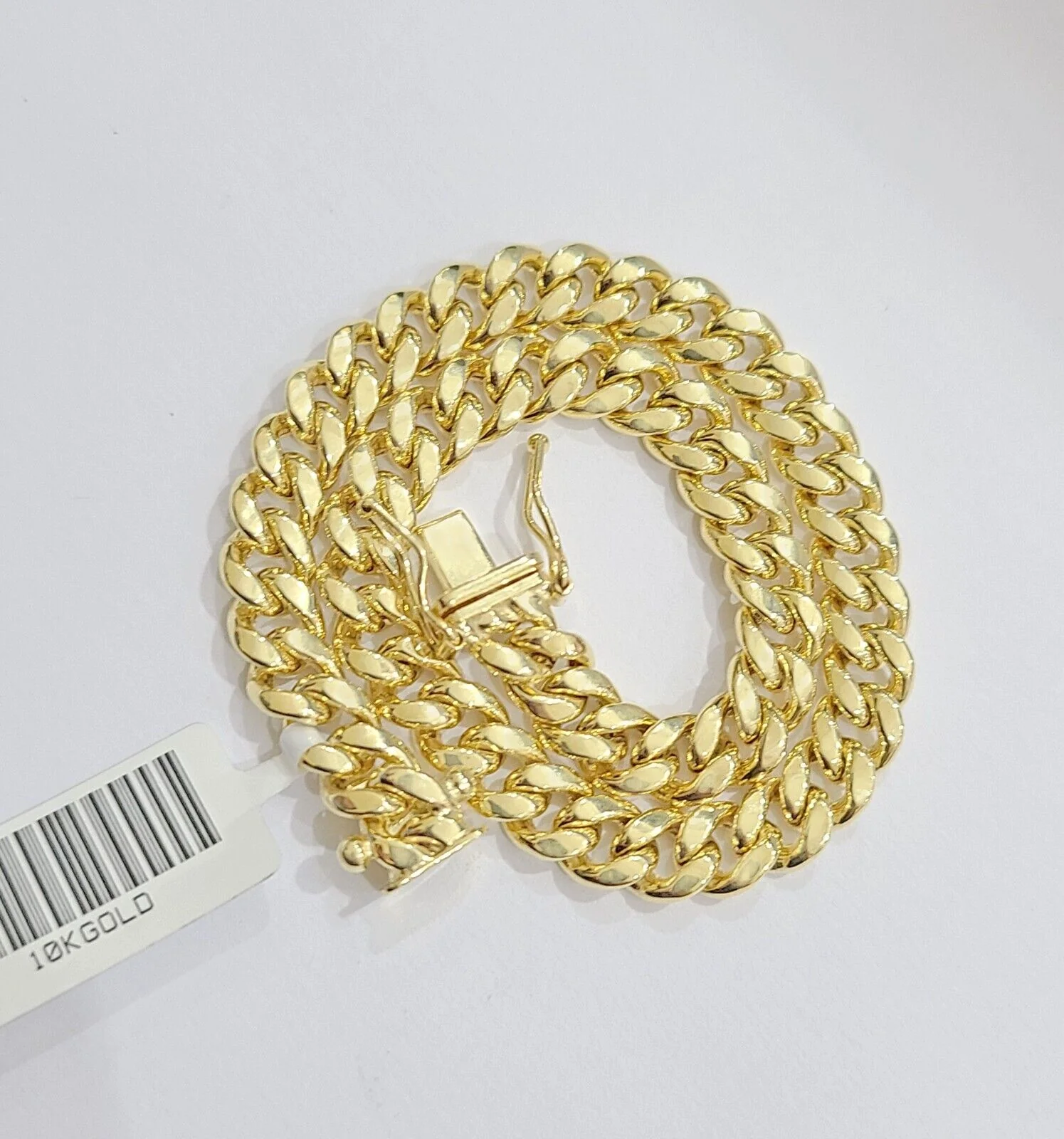 10k Yellow Gold Miami Cuban Link Bracelet 8" inch 6mm Real 10kt Box Lock Men - Image 10