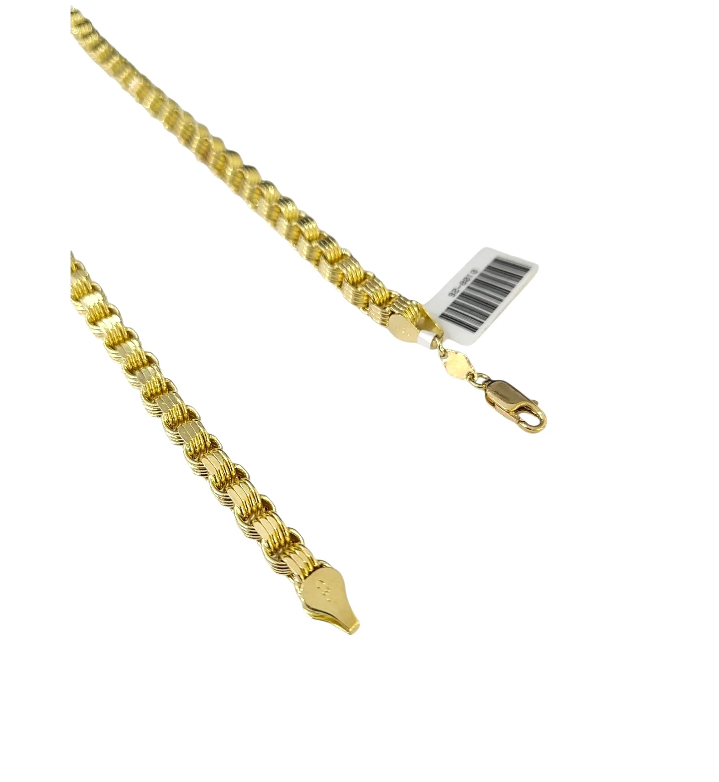 10k Yellow Gold Necklace Box Byzantine Chain 5mm 20"-28" inch REAL 10kt - Image 3