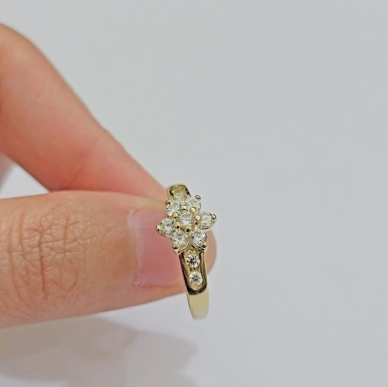 10k Yellow Gold Ring Ladies Wedding Band All Sizes Real 10kt Engagement Women - Image 6