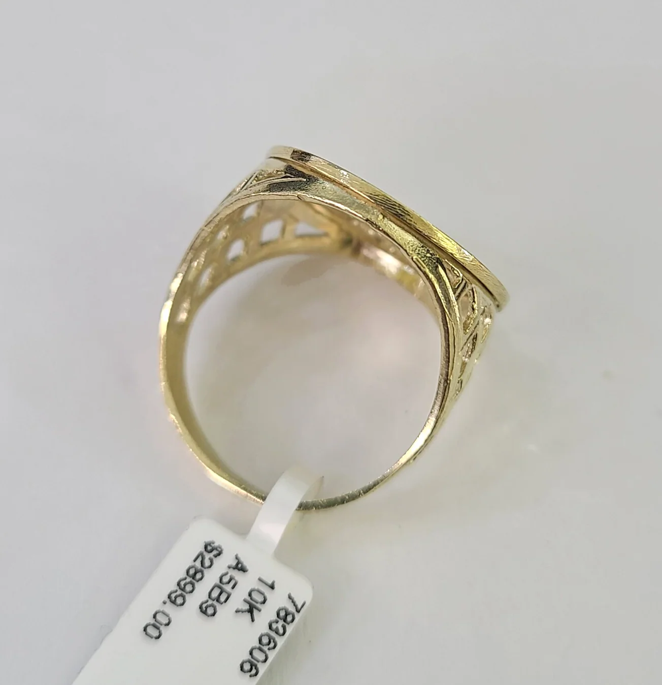 10k Yellow Gold World is Yours Ring Casual Band Genuine Brand New All Sizes - Image 6