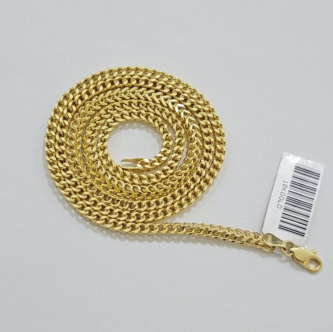 10kt Yellow Gold Last Supper Charm Pendant Franco Chain Necklace 3mm 26"Inch 10k - Image 5
