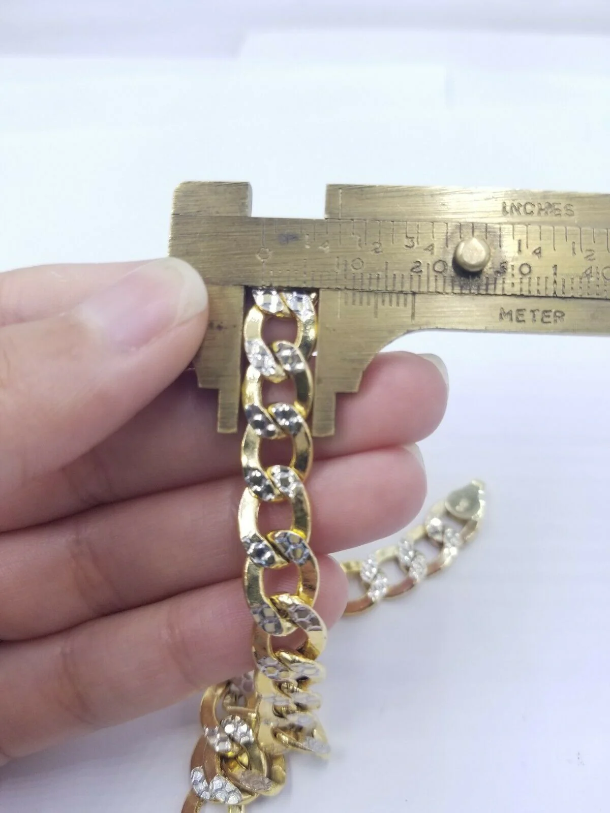 12MM Real Gold Mens Necklace Cuban Link 26" Diamond Cut 10k Yellow Gold Chain - Image 4