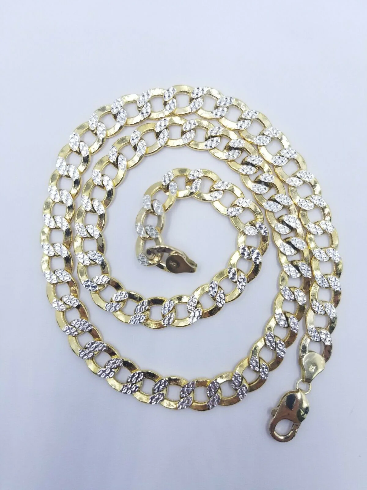 12MM Real Gold Mens Necklace Cuban Link 26" Diamond Cut 10k Yellow Gold Chain - Image 6