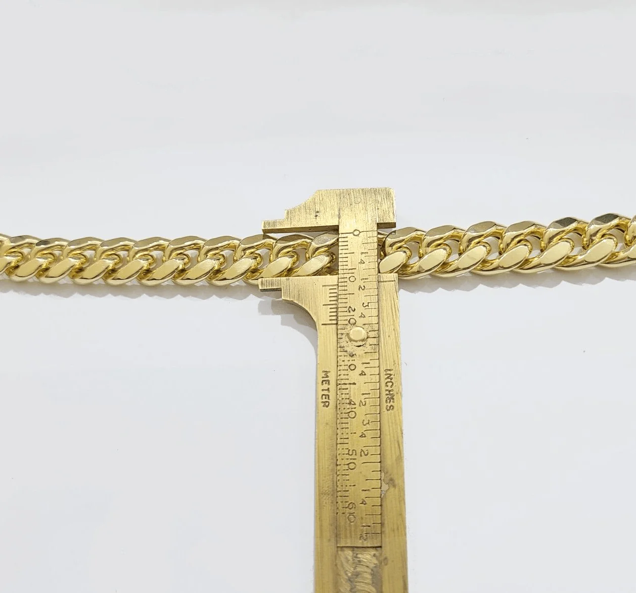 13mm 14k Yellow Gold Bracelet 9 Inch Miami Cuban Link Box Clasp Men's REAL 14kt - Image 10