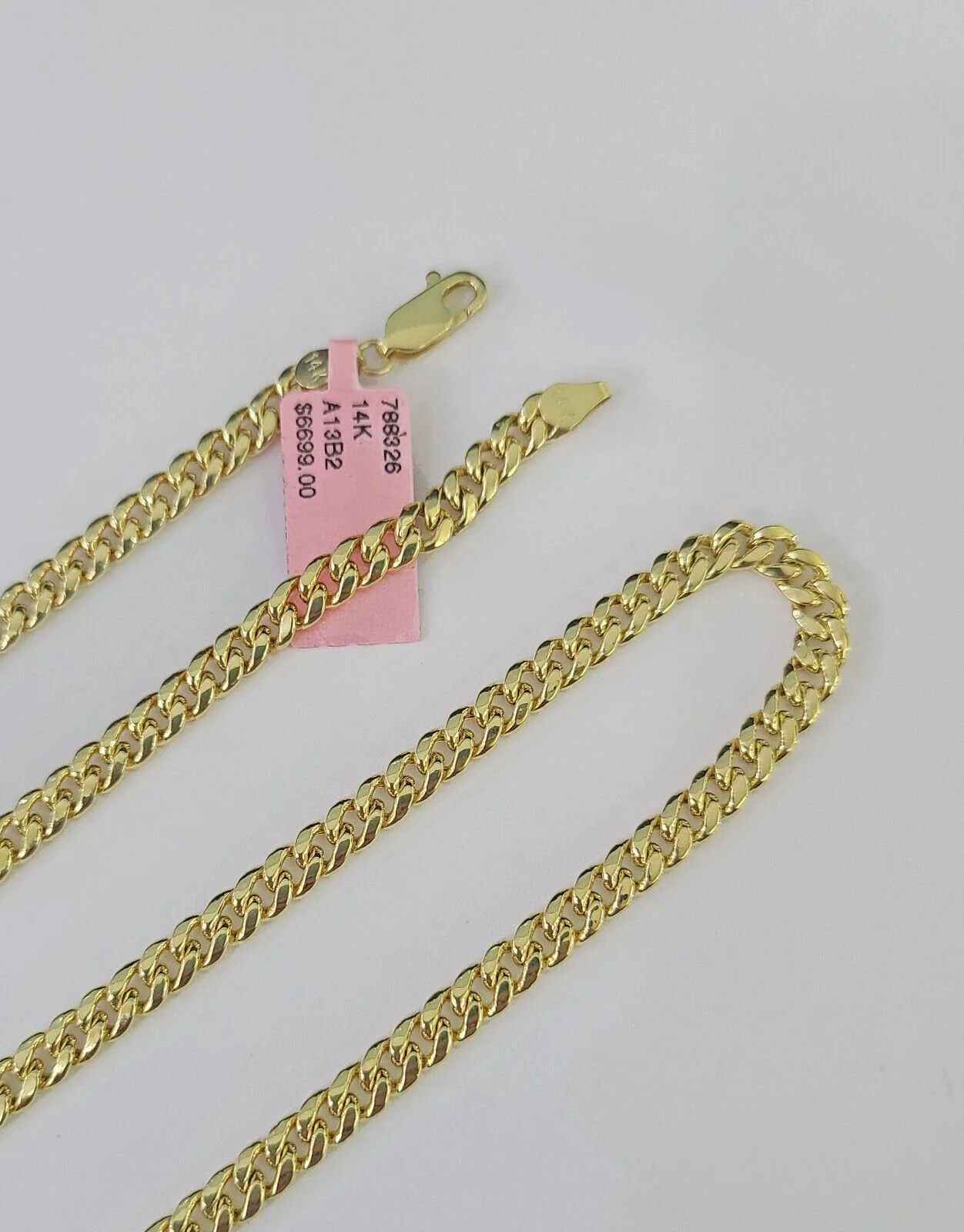 14k Gold 5mm Miami Cuban Link Chain Yellow Gold Necklace 18"-30" Inches Real - Image 7