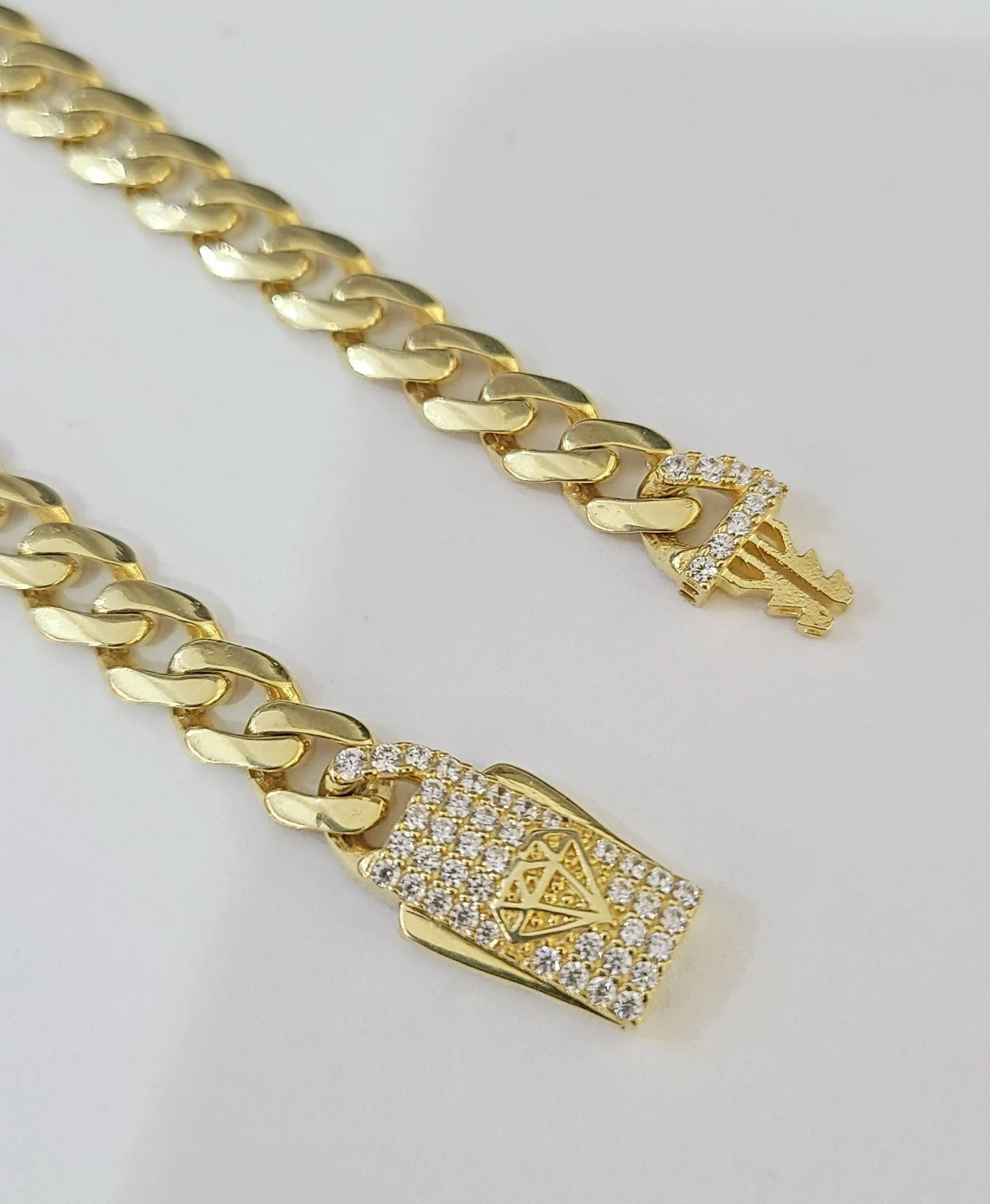 14k Gold Bracelet Royal Monaco 6mm 7.5" Inch Real 14kt Gold Box clasp REAL - Image 2