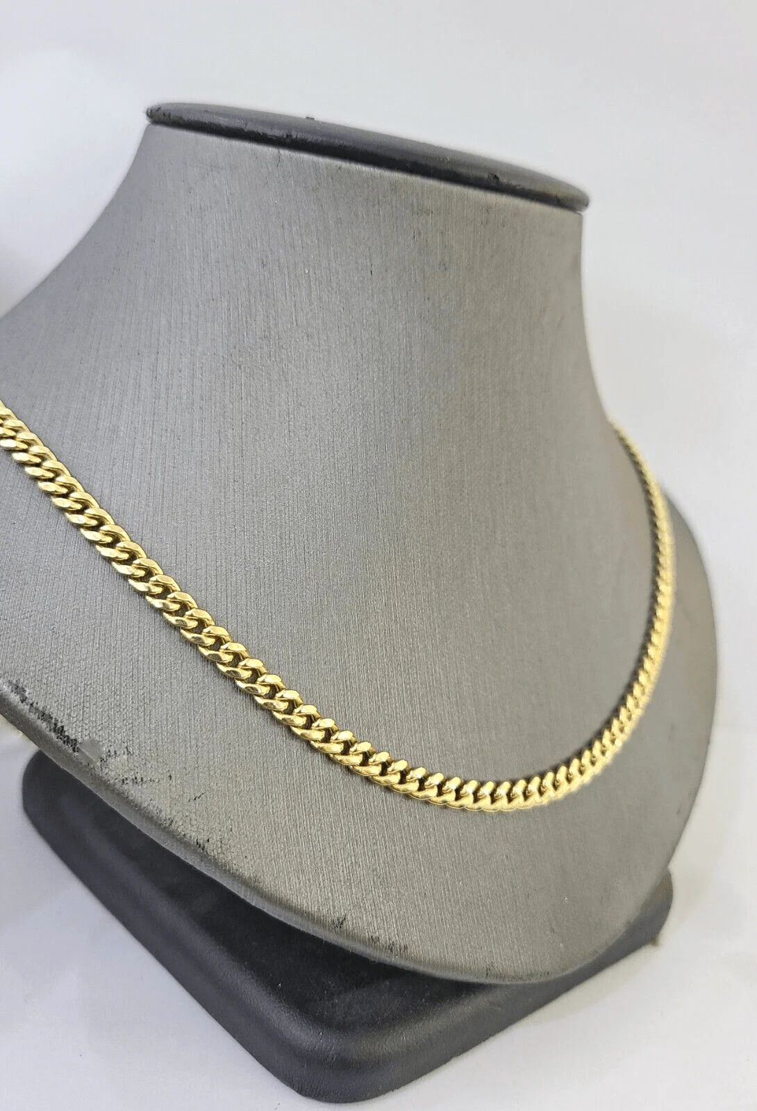 14k Gold Miami Cuban Link Chain Necklace 5mm 22" box Lock REAL 14kt Yellow Gold - Image 2