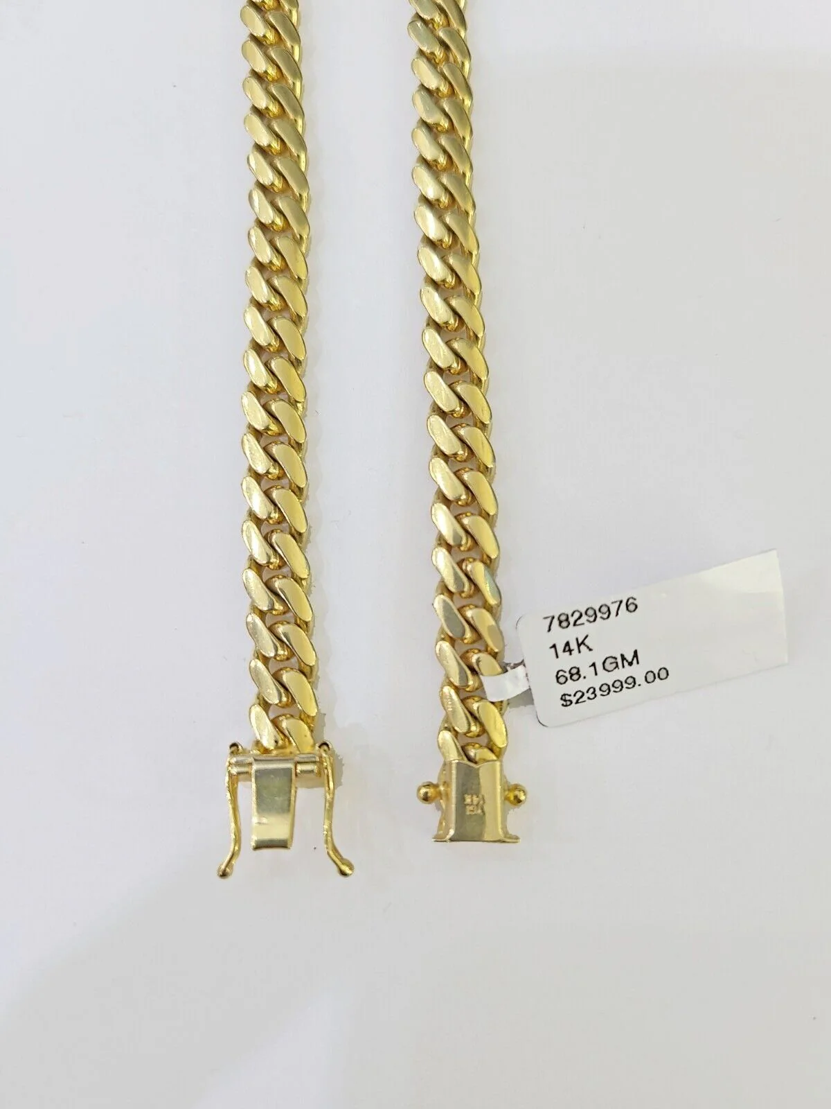 14k Gold Miami Cuban Link Chain Necklace 6mm 22" Box Lock REAL 14kt Yellow Gold - Image 4