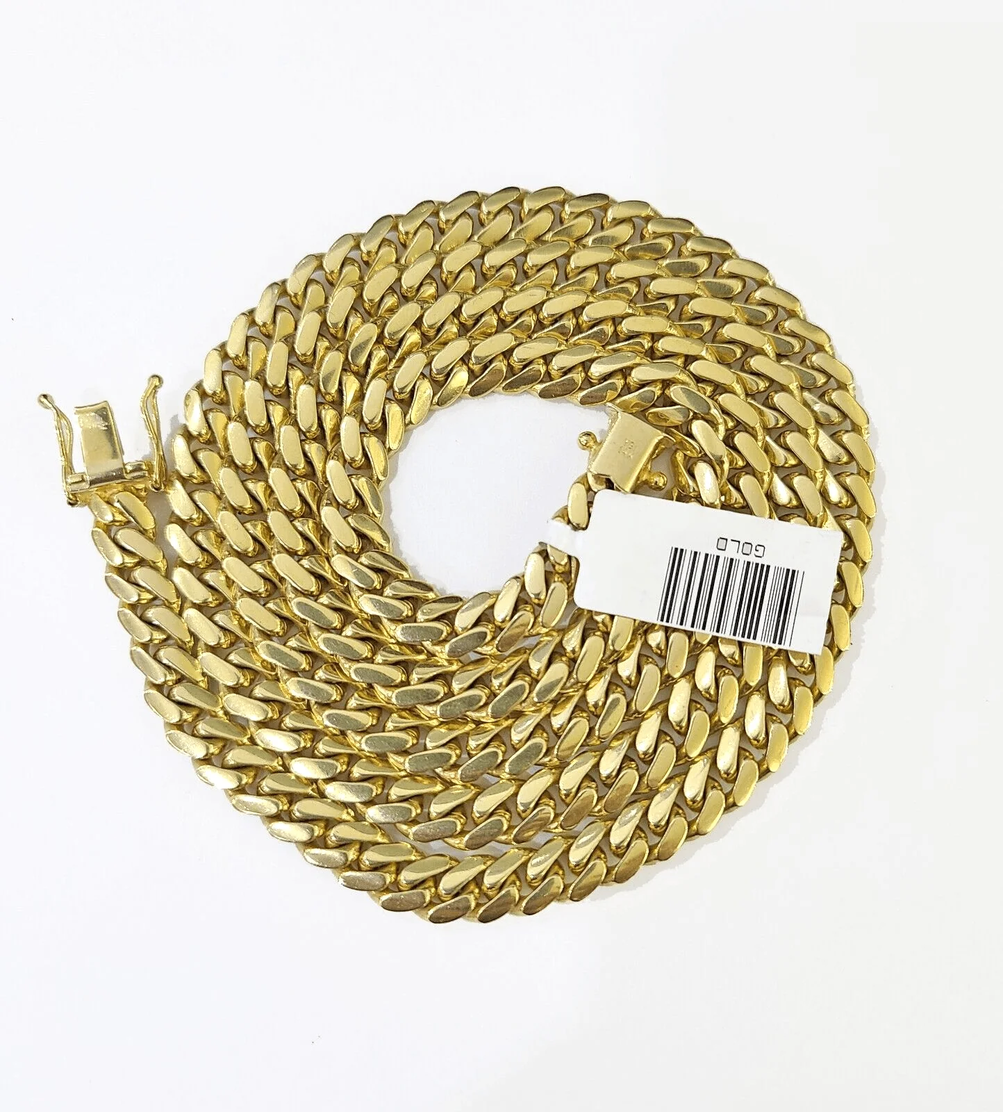 14k Gold Miami Cuban Link Chain Necklace 6mm 26" Box Lock REAL 14kt Yellow Gold - Image 5