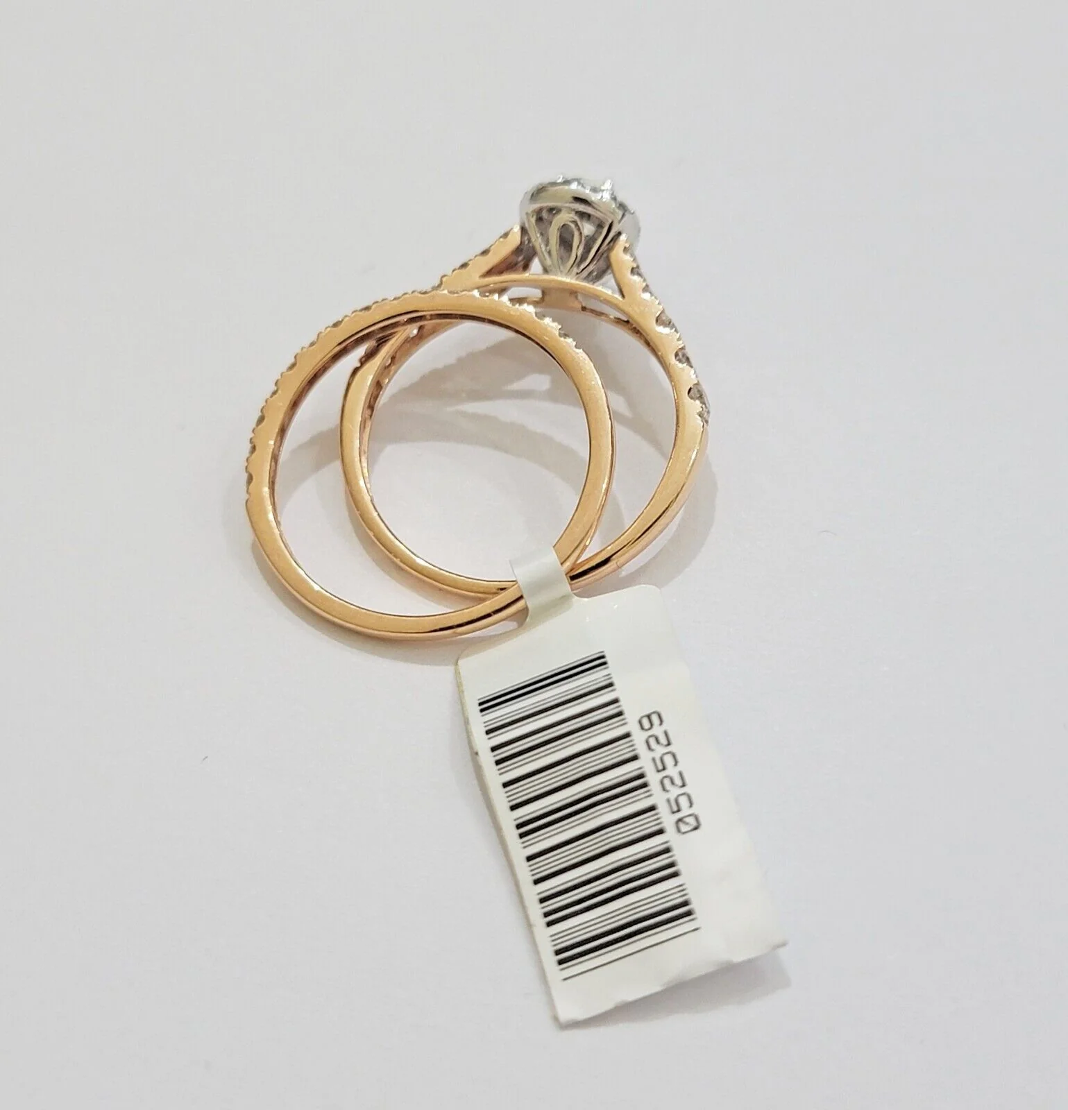 14k Rose Gold Diamond Ring & Band Set Ladies 1CT Wedding Engagement Solid REAL - Image 5