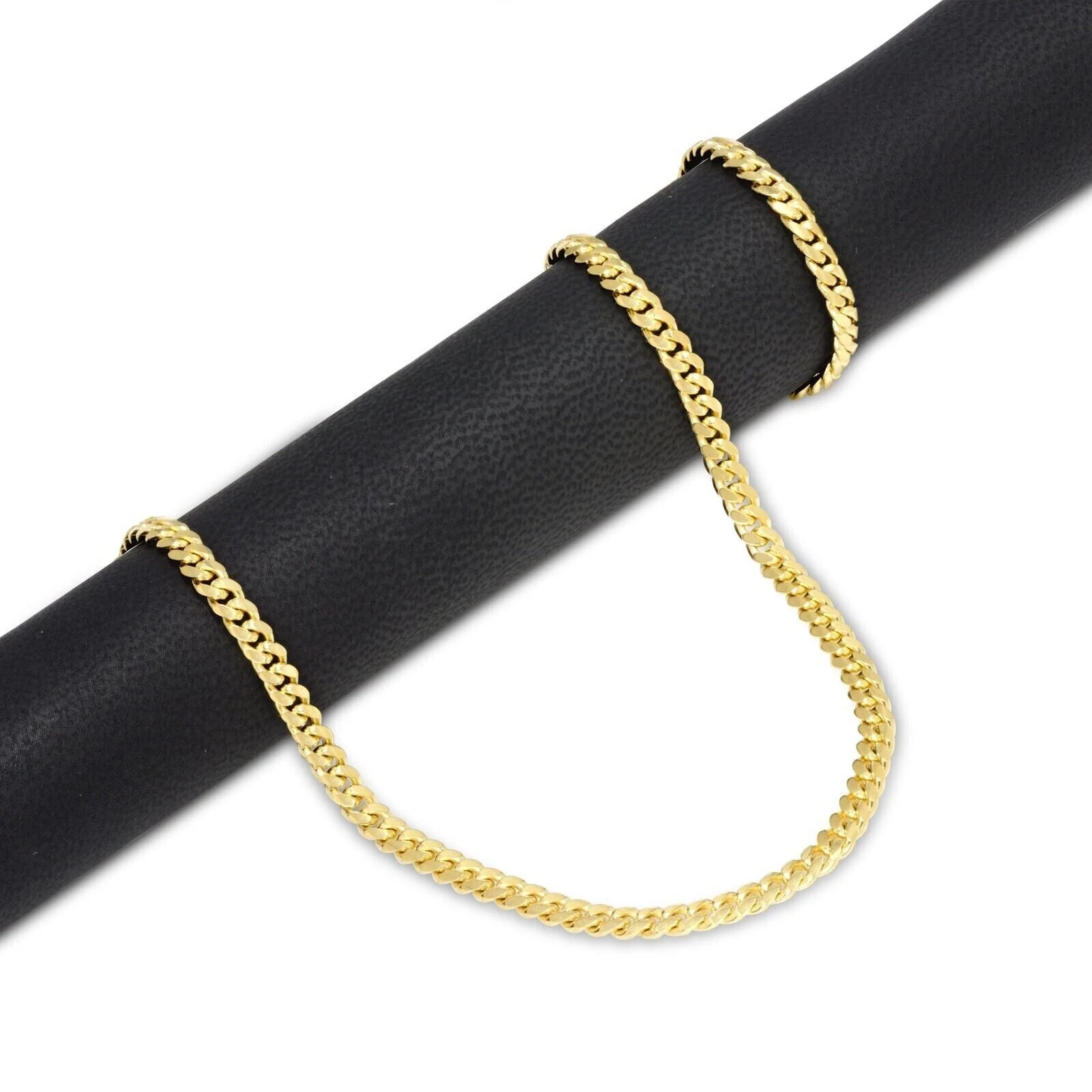 14k Solid Yellow Gold Miami Cuban Link Chain 5mm 20" Necklace 14kt Lobster Lock - Image 7