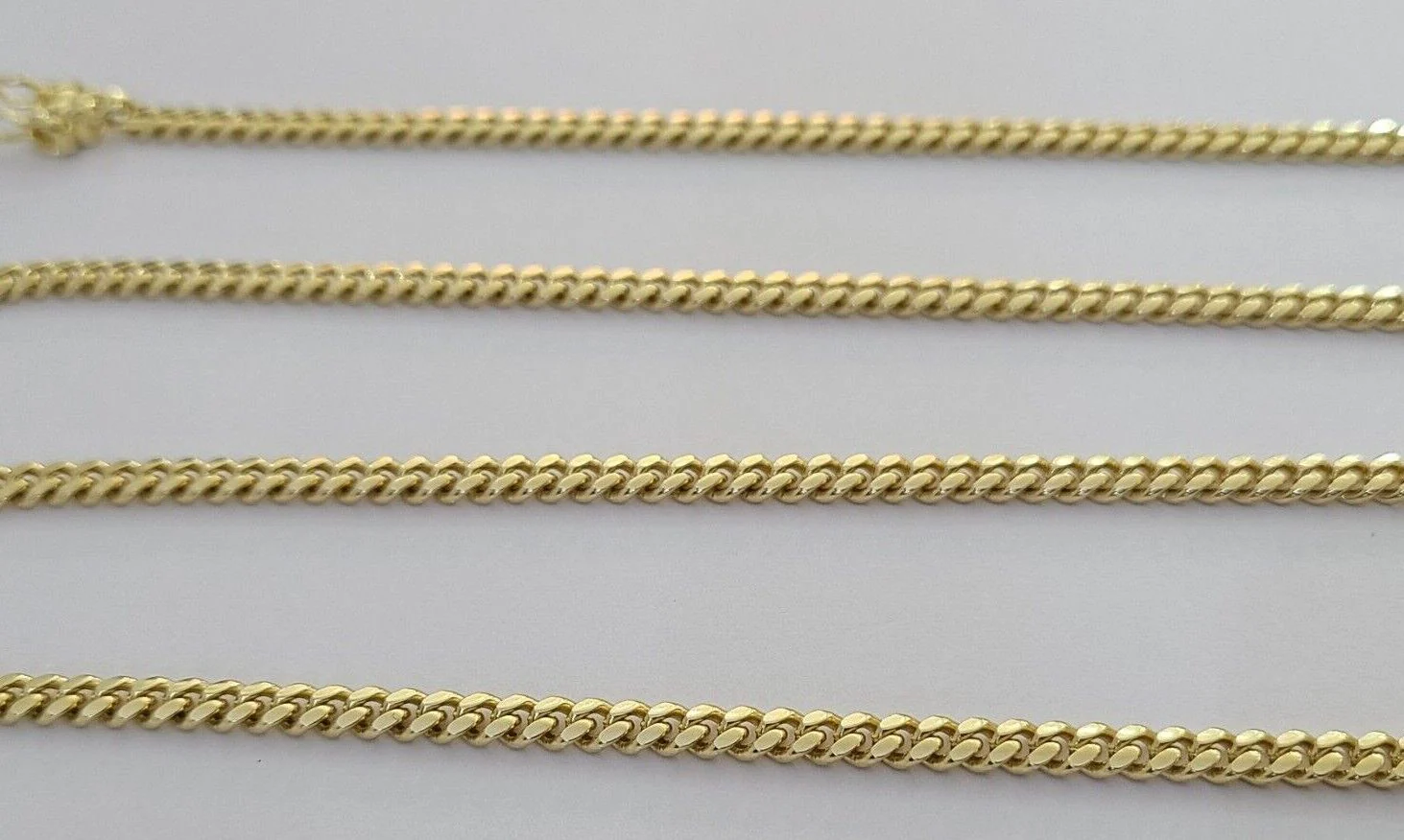 14k Yellow Gold 4mm Miami Cuban Link Chain Necklace 20"-28" Inch Real Solid - Image 7
