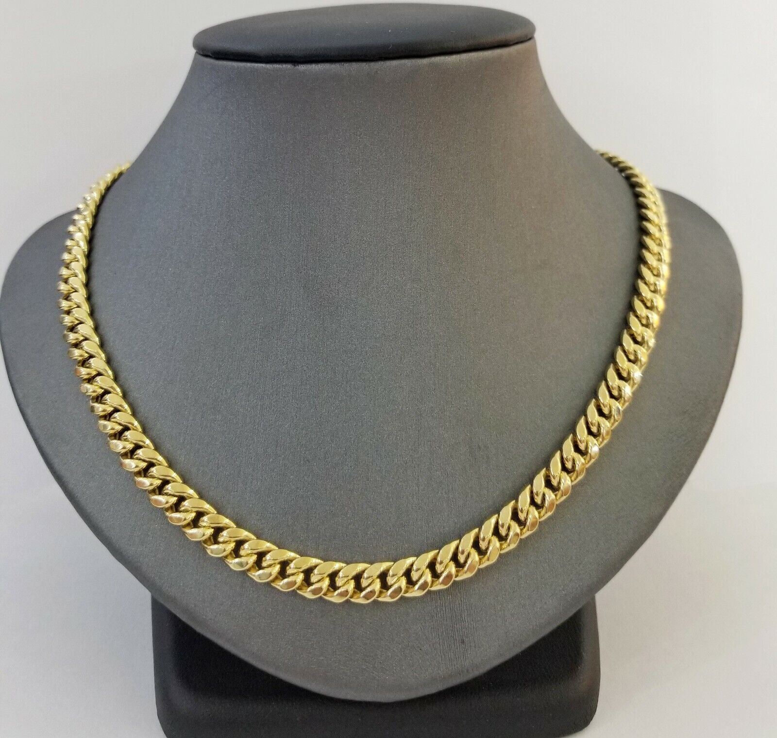 14k Yellow Gold 8mm Miami Cuban Link Chain Necklace 18"-28" Inch Real 14KT Men's - Image 2